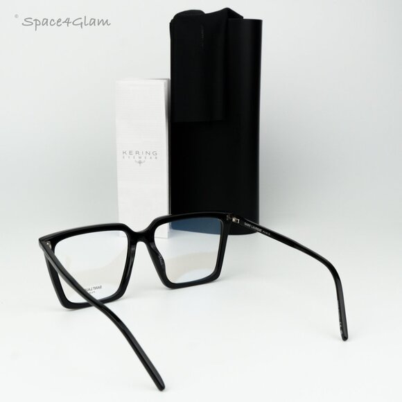 Saint Laurent Men Eyeglasses Black Demo Square SL474OPT 001 BRAND NEW - Picture 8 of 10